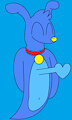 Blueberry Taffy As A Ghost With A Beating Heart