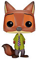 Nick Wilde Funko POP Figurine