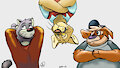 Graff, Klay, and Ott Fanart by Fezeo