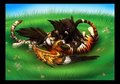 Commission - Kittybird Cuddles by faunoiphilia