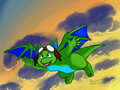 Zoom Zoom tries to fly... by WickedWild