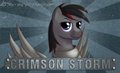 Crimson Storm - Con Badge