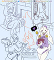 Tori Sketch Page by Oatmealgoat