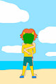 Ponyo and Mikey hug by NatGallery