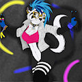 Playful Skunk by kittensnark