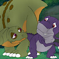Spike and Chomper by SuperStarBros