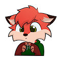 Shy Finger Touch YCH sticker for FreishPil