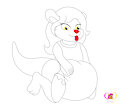 Otter adoptable oc diaper sketch