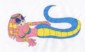 Jashmir the Echidna Naga drawn by SonicYaoiHaven