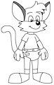 Diaper Cat Base by CartoonFoxArt2002