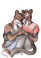 Onja and Mijoro by Fluffyfied by Erkhyan