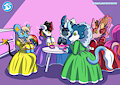 Petite Plush Princess Tea Party by drebingrey39