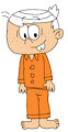 Lincoln Loud in his Pajamas