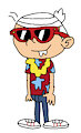Lincoln Loud in his Hawaiian Outfit