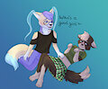 Lloxie & Emi - Good Girl Tummy Scritches by packacz