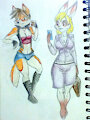 Bar girl and office girl