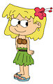 Lori Loud in her Hula Outfit