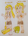 My Splatoon sona OC selves - Cream and me Vinaga