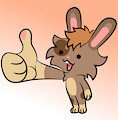 👍 Silly thumbs up sticker YCH for Smuggred