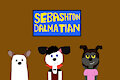 Sebashton Dalmatian Group (Halloween)