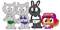 Daniel, Alexa, Gerald and Fitch with Underwear by DisneyBlueyFan
