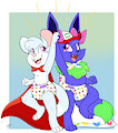 Baby Superhero Duo -By NazzNikoNanuke-