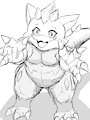 Sketch 249 - Rex Fur Hire