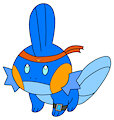 Drake the Mudkip by QuilComing