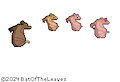 A Family of Fruit Bats Flight Animations