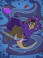 Wizard Bean casts a spell by OtterButtsArt