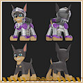 Paw Patrol: Claw (Comission)