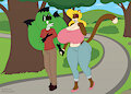 Jonah and Dijonay: A Walk in the Park by SatsumaLord