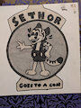 Con Badge - Sethor - 1920s Cartoon