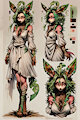 Saffron the Leafeon (White Dress)
