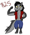 Werewolf Adoptable (Male/OPEN)
