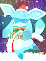 Glaceon santa
