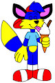 Alex the Fox Eating Ice Cream