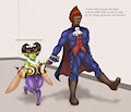 Pearl and Kaybell  trick-or-treat