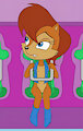 Sally Acorn Trapped In An Escape Seat (Comm...)