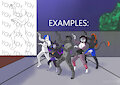 Thriller pose YCH [open] by Gashren