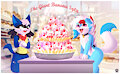 The giant banana split [Commission] by FireEagle2015