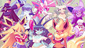 Poke-Gals - All Eeveelutions