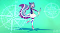 Magical girl skunk