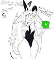 JTWctober day 13 - Ivy in bunny suit!! by JizoTheWanderer