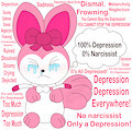 No Narcissistic, Only a Depression