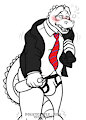 Afterwork Drunk Croc in Underwear