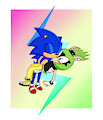 Sonic x Surge kiss