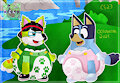Cole And Bluey In Pamps by PikminFan25