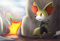 Flanking Fennekin