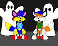 Alex and Billy Scared of the Ghosts